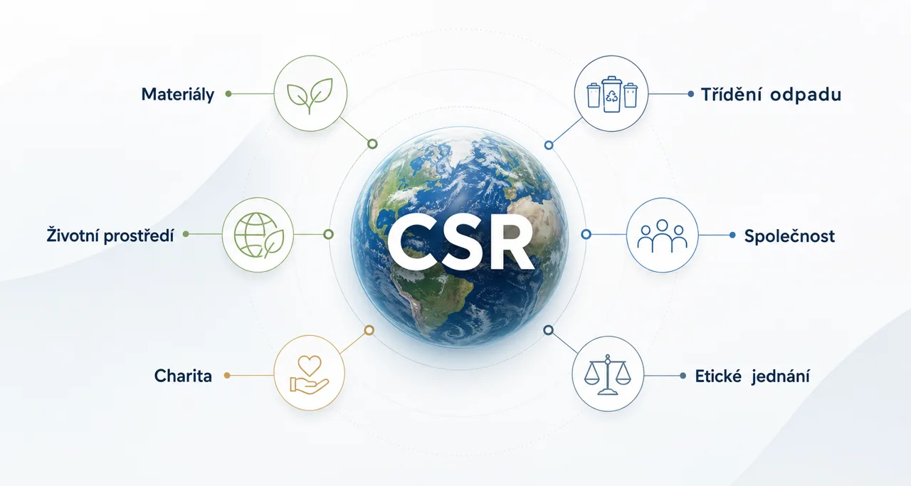 CSR – diagram oblastí společenské odpovědnosti